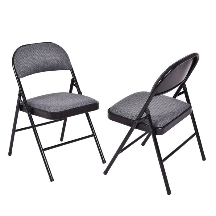 Costway Fabric Padded Folding Chair & Reviews Wayfair